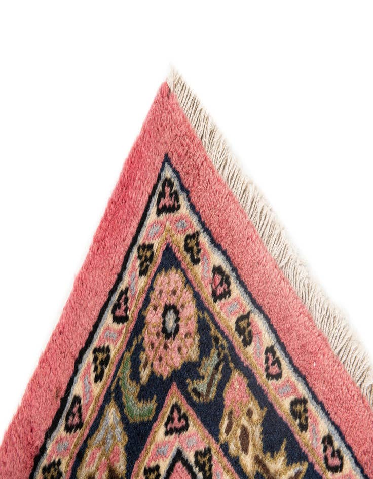 Detail image of 2' 4 x 12' 2  Hand Knotted Sarough Wool Runner Rug