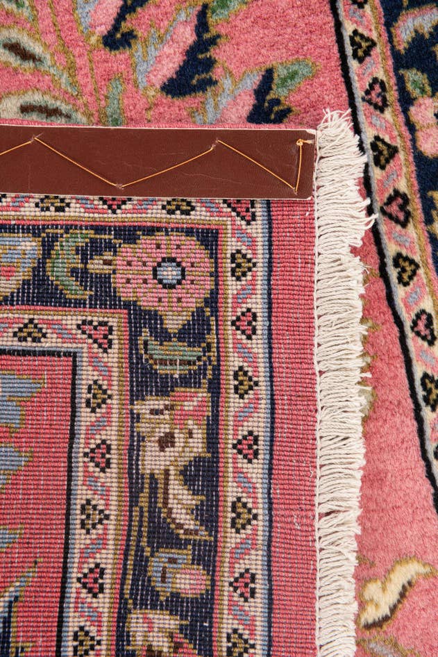 Detail image of 2' 4 x 12' 2 Hand Knotted Sarough Wool Runner Rug