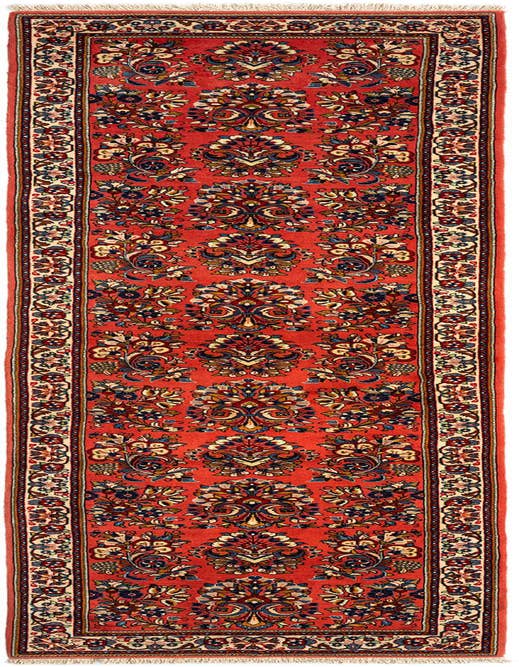 Detail image of 2' 7 x 10' 6 Sarouk Wool Runner Rug