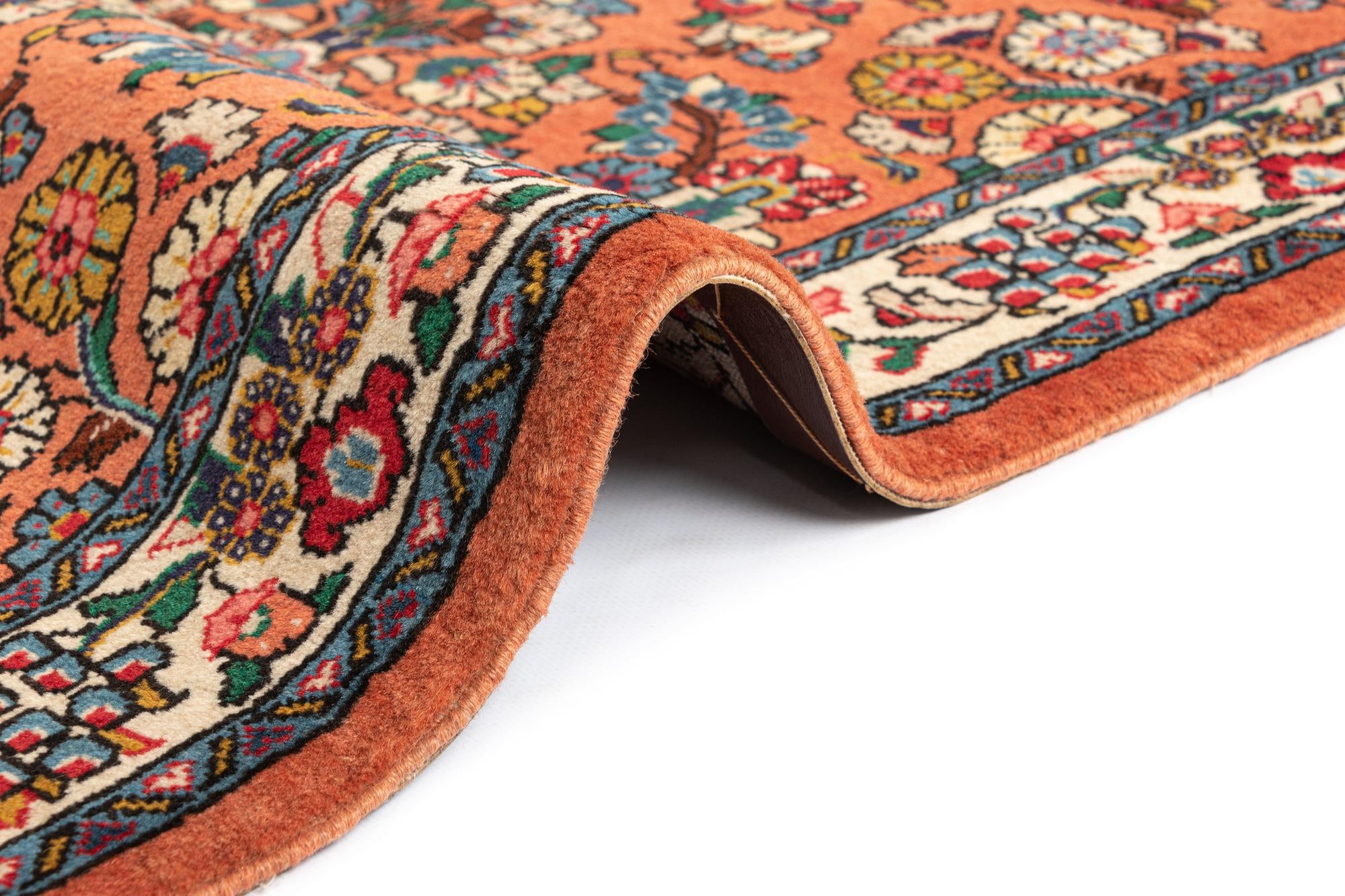 2' 6 x 9' 9 Sarouk Wool Runner Rug