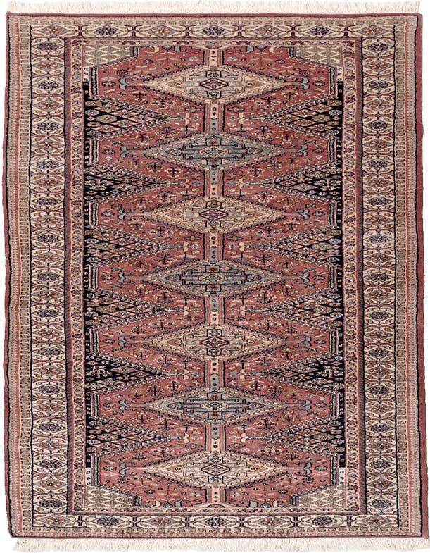 Detail image of 3' x 9' 6 Hand Knotted Shirvan Wool Runner Rug