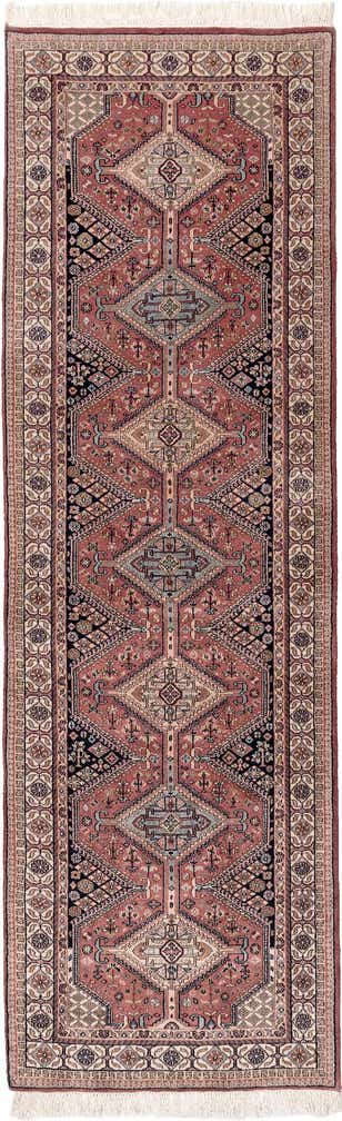3' x 9' 6 Hand Knotted Shirvan Wool Runner Rug