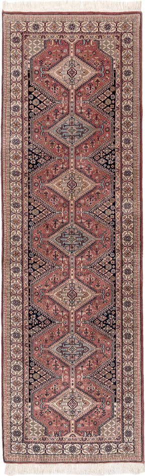Detail image of 3' x 9' 6 Hand Knotted Shirvan Wool Runner Rug