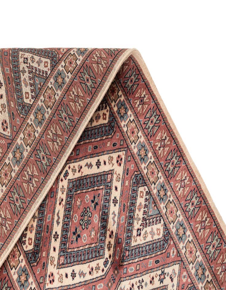 Detail image of 3' 2 x 9' 10 Hand Knotted Shirvan Wool Runner Rug