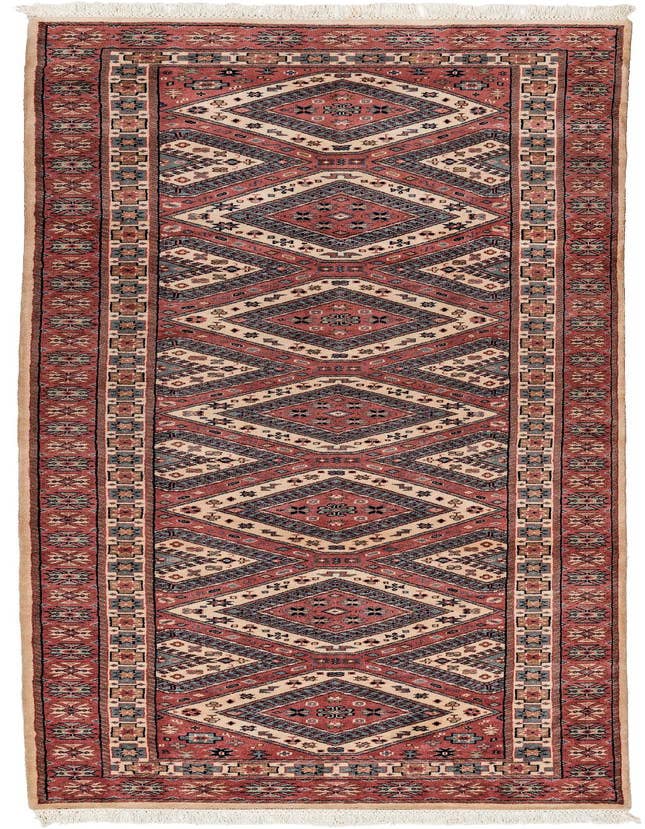 Detail image of 3' 2 x 9' 10 Hand Knotted Shirvan Wool Runner Rug