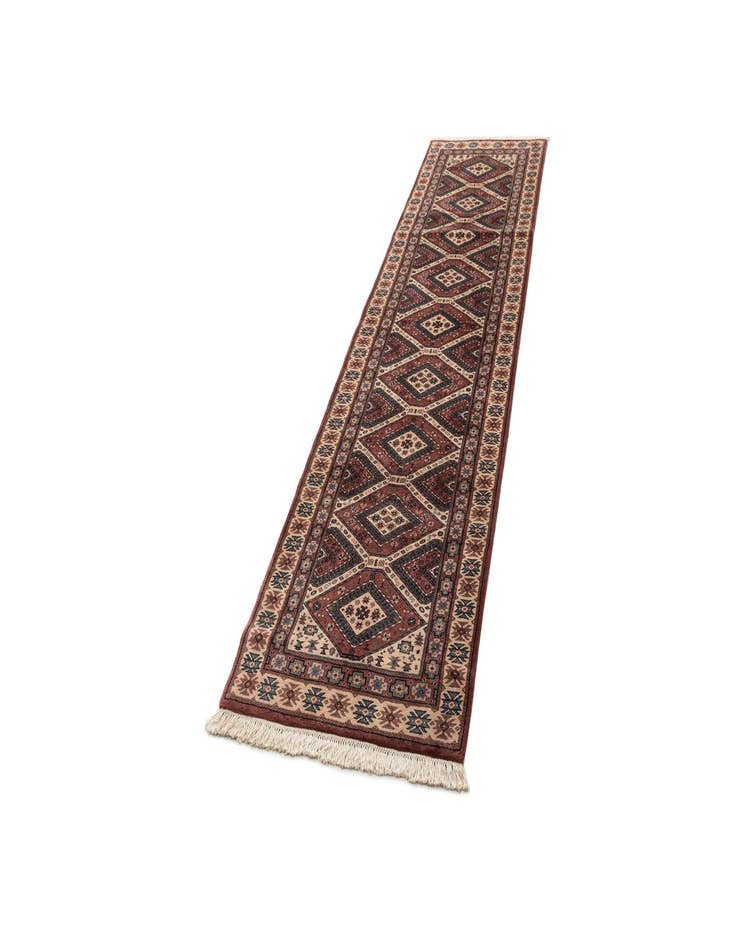 Detail image of 3' 1 x 11' 6  Hand Knotted Shirvan Wool Runner Rug