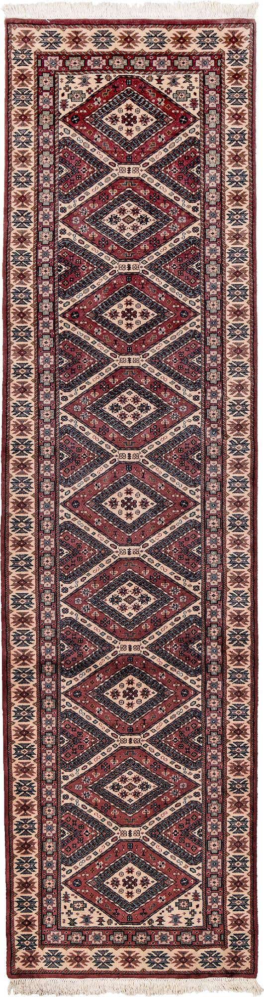 3' 1 x 11' 6 Hand Knotted Shirvan Wool Runner Rug