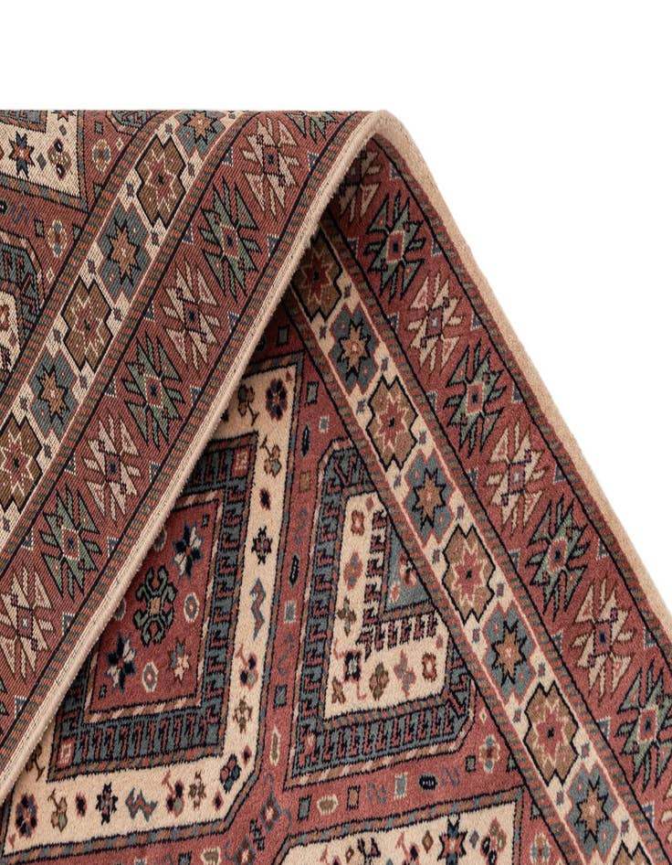 Detail image of 3' x 10'  Hand Knotted Shirvan Wool Runner Rug