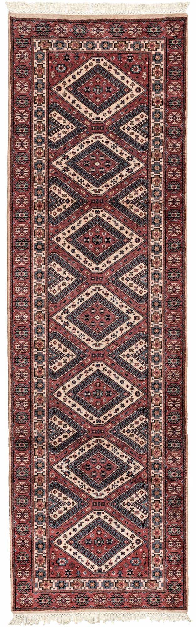 3' x 10' Hand Knotted Shirvan Wool Runner Rug