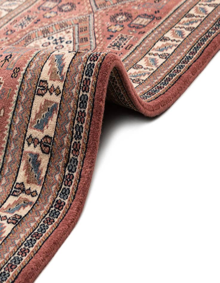 Detail image of 3' 2 x 9' 8 Hand Knotted Shirvan Wool Runner Rug