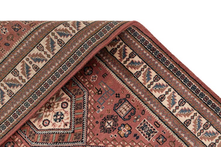 Detail image of 3' 2 x 9' 8 Hand Knotted Shirvan Wool Runner Rug