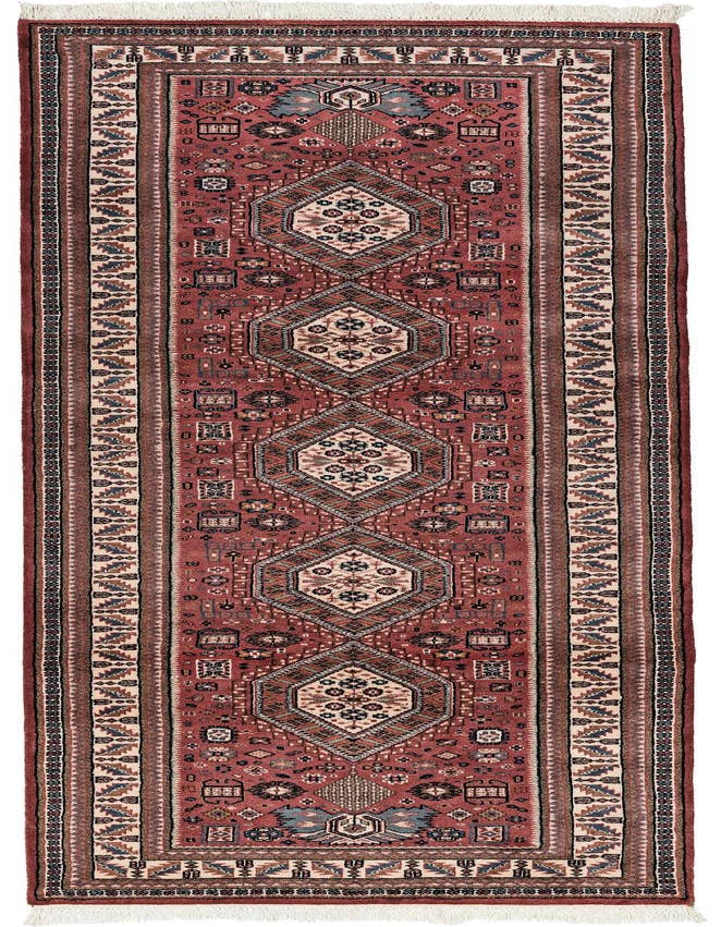 Detail image of 3' 2 x 9' 8 Hand Knotted Shirvan Wool Runner Rug