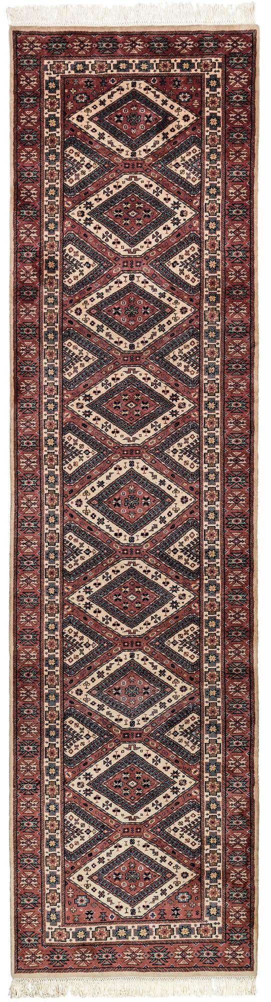 3' x 11' 3 Hand Knotted Shirvan Wool Runner Rug
