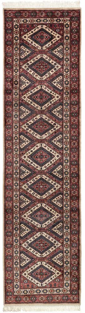 3' x 11' 3 Hand Knotted Shirvan Wool Runner Rug