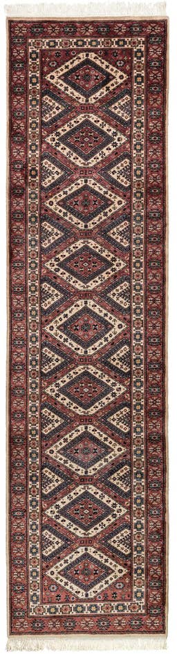 Detail image of 3' x 11' 3 Hand Knotted Shirvan Wool Runner Rug