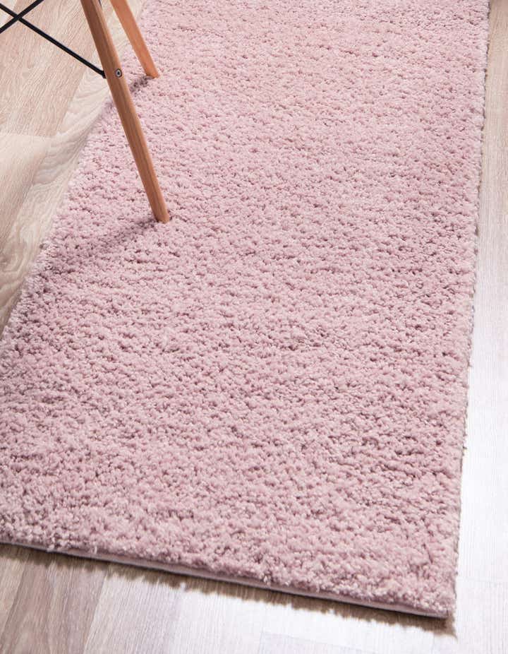 2' x 6' 9 Soft Solid Shag Runner Rug