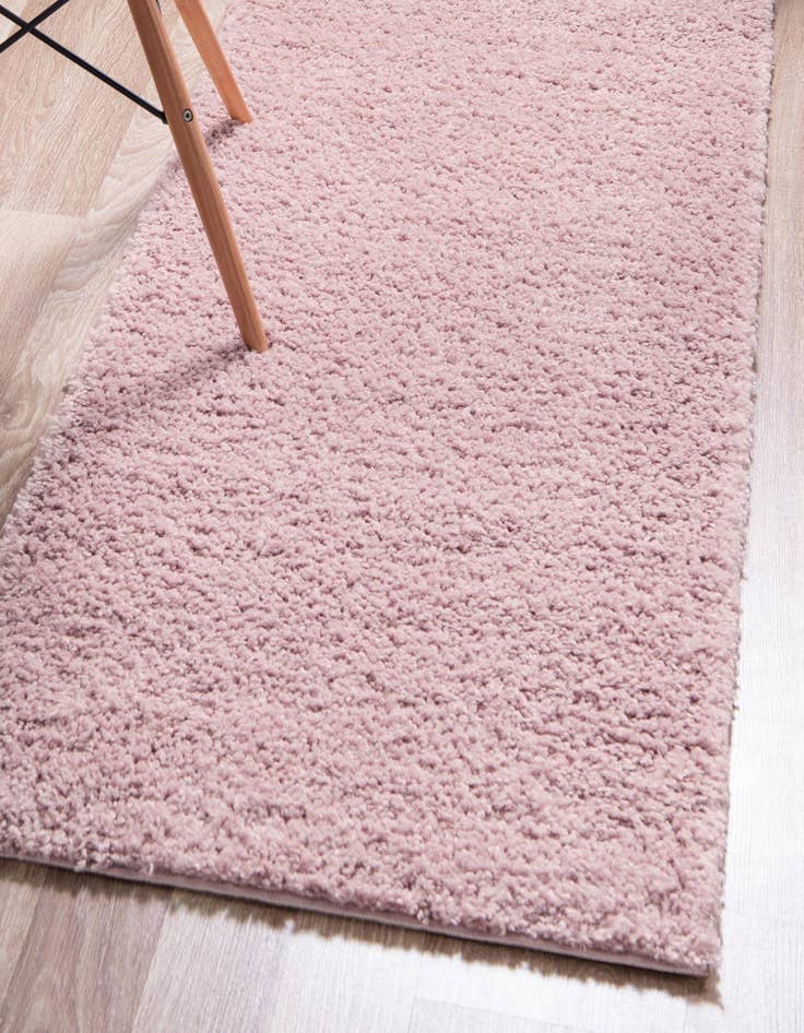 Detail image of 2' x 6' 9 Soft Solid Shag Runner Rug