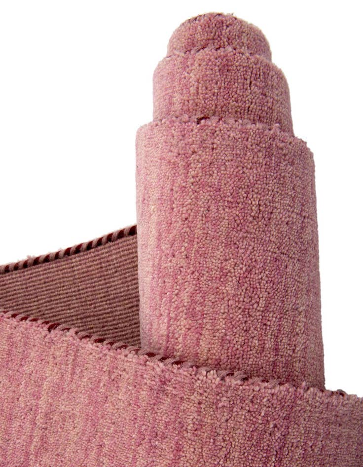 Detail image of 2' 7 x 9' 10  Hand Knotted Solid Gabbeh Wool Runner Rug