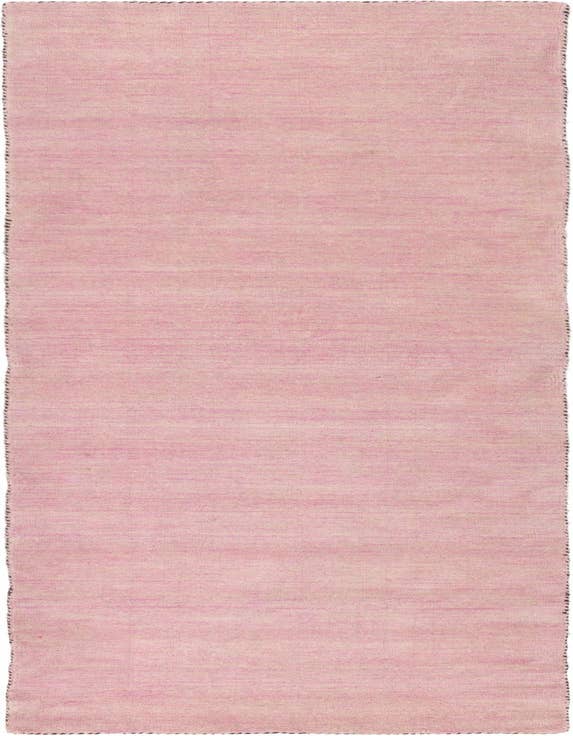 Detail image of 2' 7 x 9' 10 Hand Knotted Solid Gabbeh Wool Runner Rug