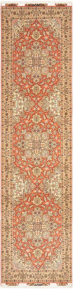 2' 7 x 10' Tabriz Runner Rug