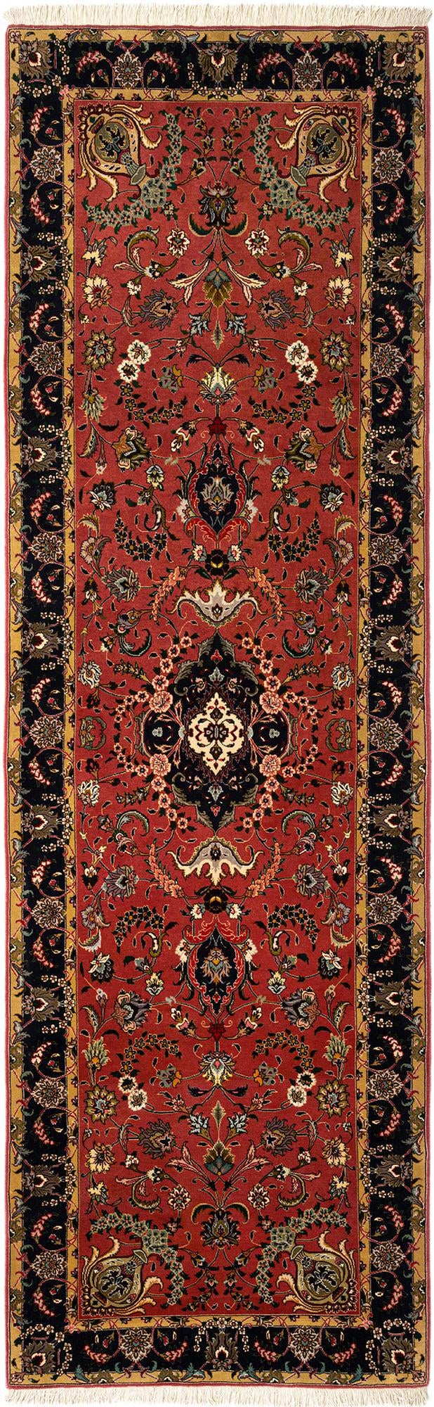 3' 1 x 10' 2 Tabriz Runner Rug