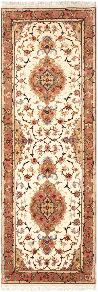 2' 6 x 7' 6 Tabriz Runner Rug