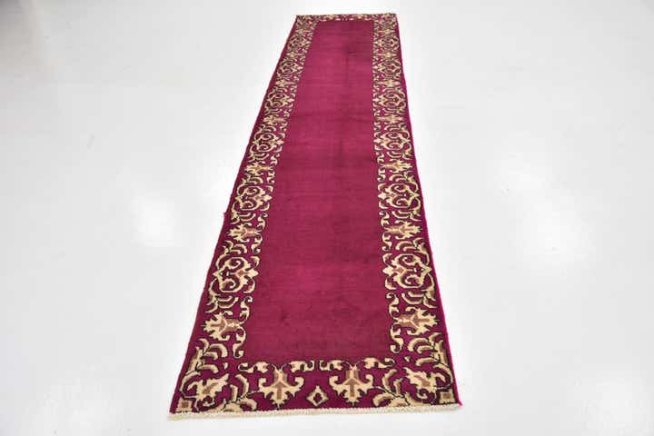 2' 8 x 11' 3 Hand Knotted Tabriz Persian Wool Runner Rug