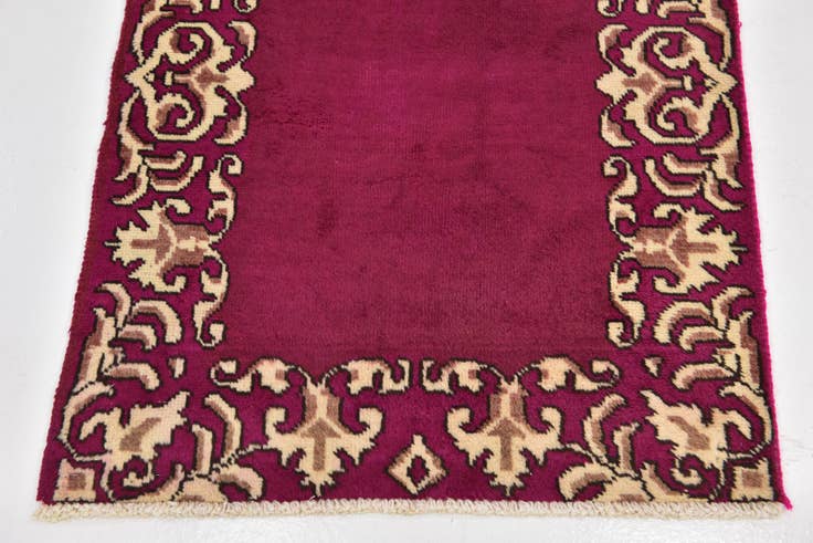Detail image of 2' 8 x 11' 3 Hand Knotted Tabriz Persian Wool Runner Rug