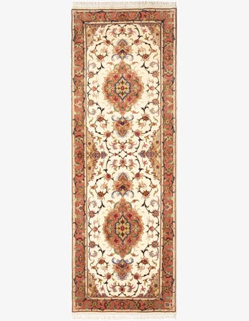 2' 6 x 7' 6 Tabriz Runner Rug