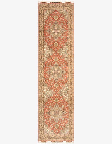 2' 7 x 10' Tabriz Runner Rug
