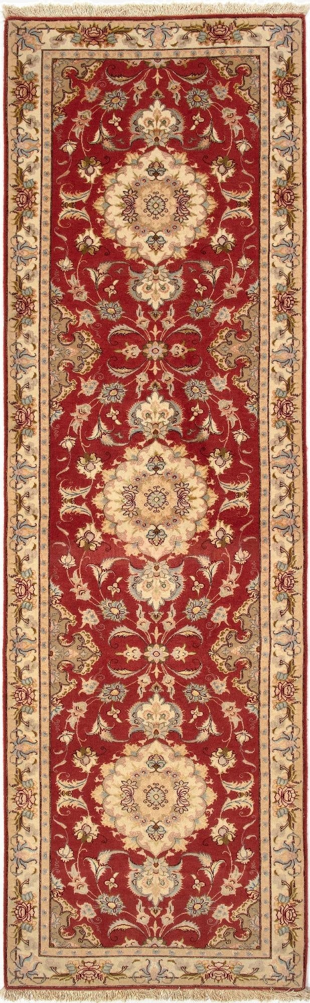 3' 1 x 10' 3 Tabriz Runner Rug