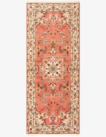 2' 7 x 6' 6 Tabriz Runner Rug
