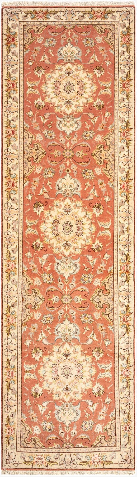 3' 1 x 10' 5 Tabriz Runner Rug