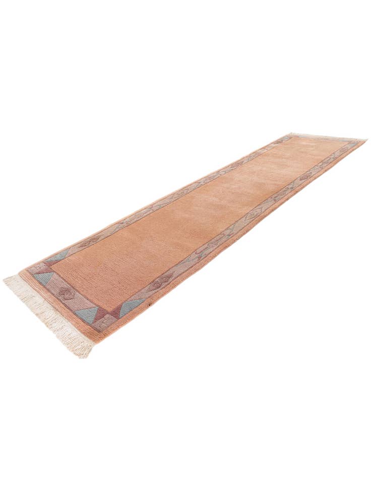 Detail image of 2' 11 x 10' 9 Hand Knotted Tibet Wool Runner Rug