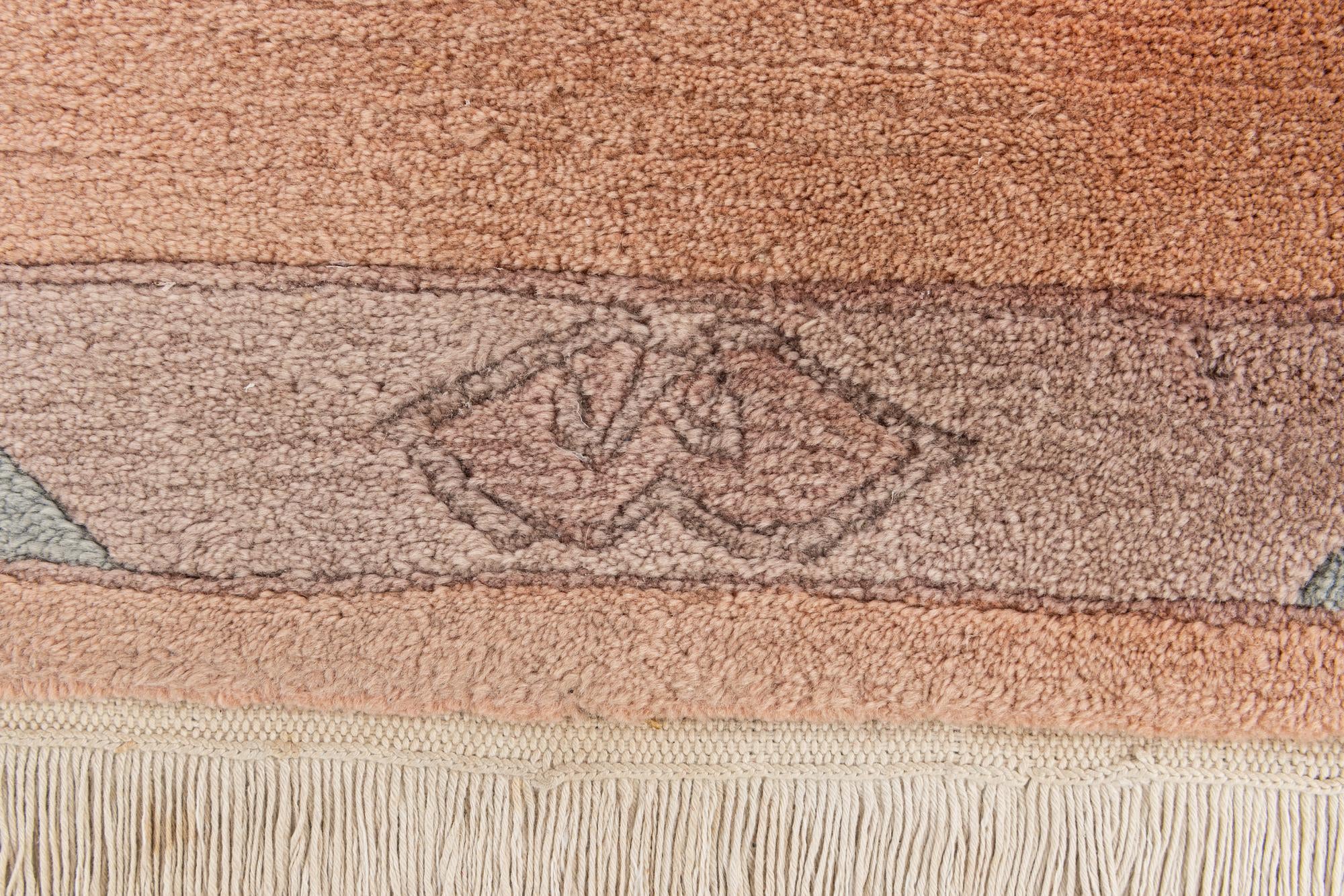 2' 11 x 10' 9 Hand Knotted Tibet Wool Runner Rug