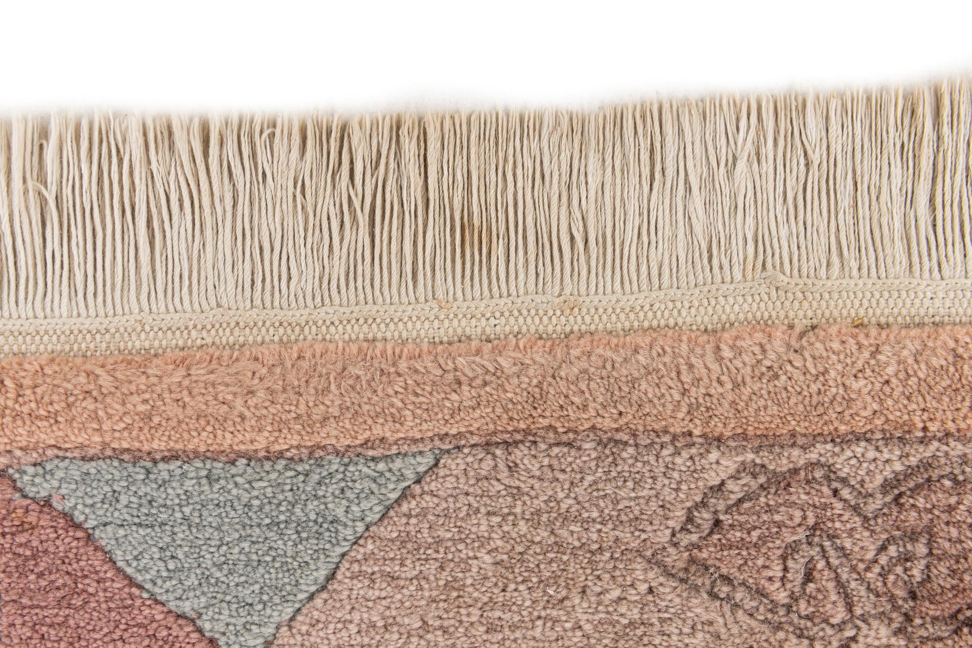 2' 11 x 10' 9 Hand Knotted Tibet Wool Runner Rug