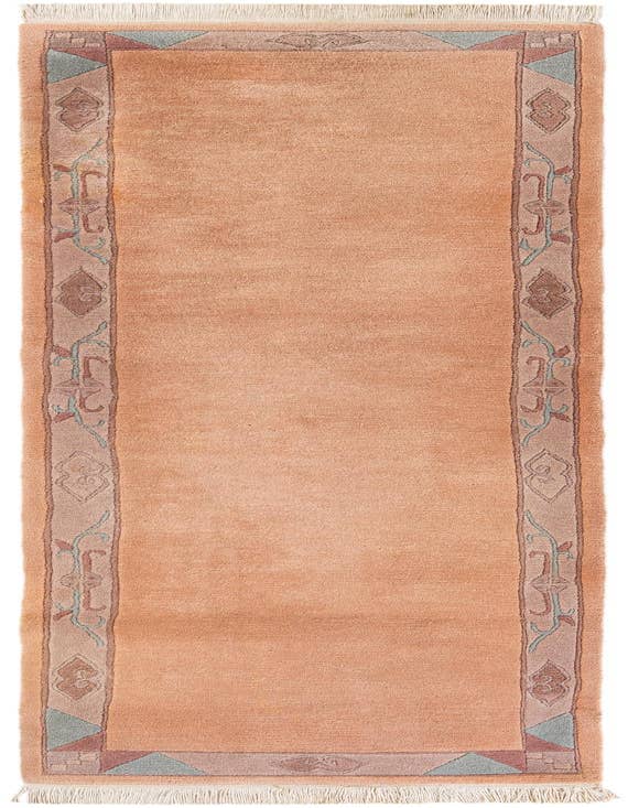 Detail image of 2' 11 x 10' 9 Hand Knotted Tibet Wool Runner Rug