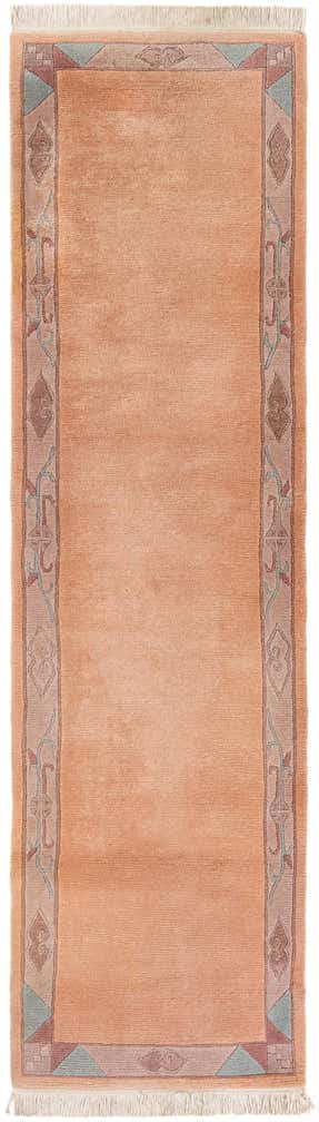 2' 11 x 10' 9 Hand Knotted Tibet Wool Runner Rug