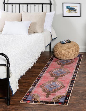 2' 6 x 14' Washable Timeless Runner Rug