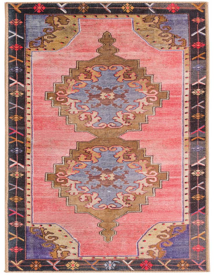Detail image of 2' x 5' 3 Washable Timeless Runner Rug