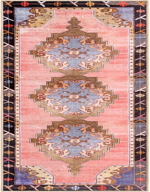2' x 7' 10 Washable Timeless Runner Rug