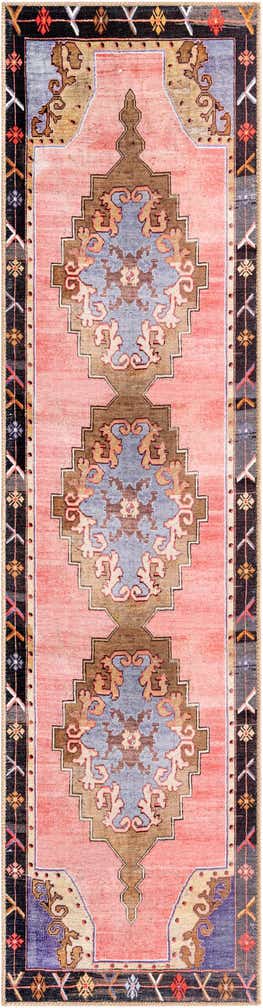 2' x 7' 10 Washable Timeless Runner Rug