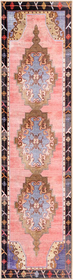 Detail image of 2' x 7' 10 Washable Timeless Runner Rug