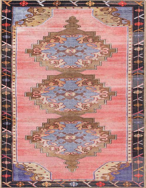 2' 6 x 10' Washable Timeless Runner Rug