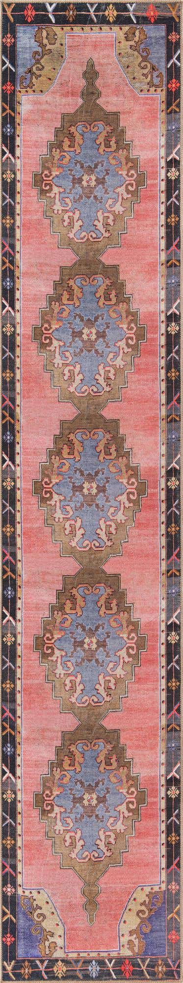 2' 6 x 14' Washable Timeless Runner Rug