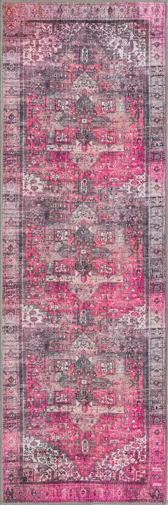 2' x 6' Washable Timeless Runner Rug