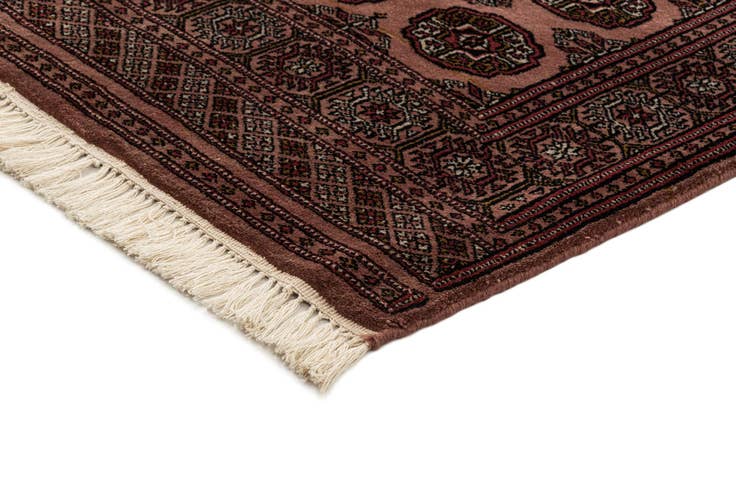 Detail image of 2' 4 x 8' 8 Hand Knotted Torkaman Wool Runner Rug