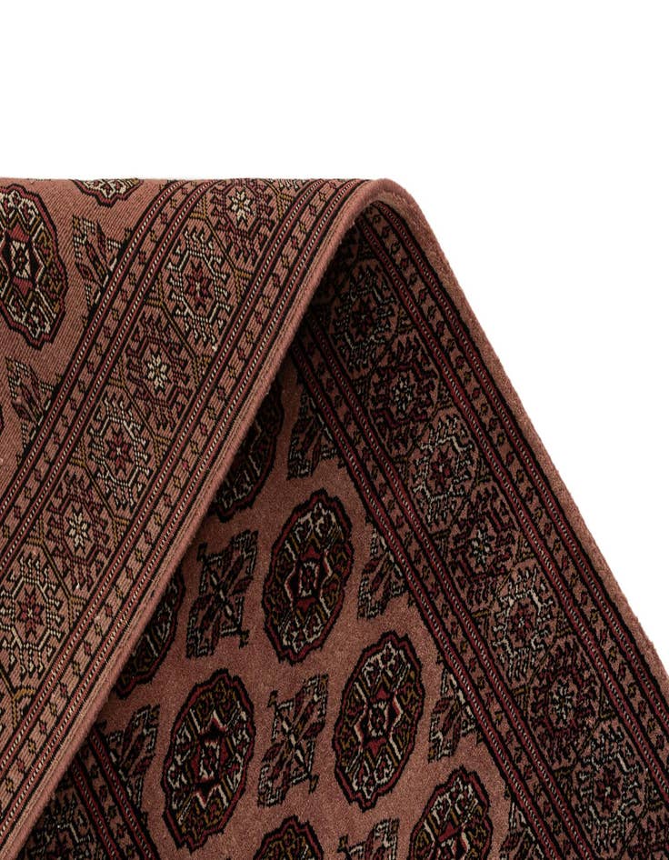 Detail image of 2' 4 x 8' 8  Hand Knotted Torkaman Wool Runner Rug