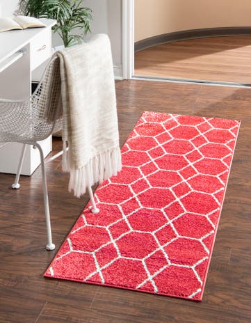 2' x 6' Trellis Frieze Runner Rug