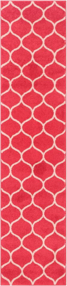 Detail image of 2' x 8' 8 Trellis Frieze Runner Rug